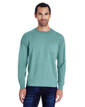 ComfortWash by Hanes GDH250 Unisex Garment-Dyed Long-Sleeve T-Shirt with Pocket Back Thumbnail