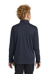 sport-tek yst357 youth posicharge ® competitor ™ 1/4-zip pullover Back Thumbnail