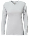 a4 nw3029 ladies' long-sleeve softek t-shirt Front Thumbnail