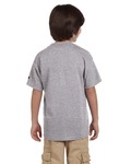 Champion T435 Youth 6.1 oz. Short-Sleeve T-Shirt Back Thumbnail