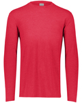Augusta Sportswear 3076 Youth Tri-Blend Long Sleeve Tee Front Thumbnail