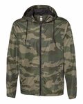 Independent Trading Co. EXP54LWZ Unisex Lightweight Windbreaker Full-Zip Jacket Front Thumbnail