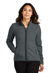 port authority l110 ladies connection fleece jacket Front Thumbnail