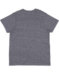 LAT 6191 Youth Harborside Melange Jersey T-Shirt Back Thumbnail