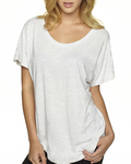 next level 6760 ladies' triblend dolman Front Thumbnail
