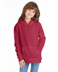 Hanes P473 Youth EcoSmart ® Pullover Hooded Sweatshirt Front Thumbnail