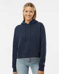 Badger Sport B1261 Athletic Fleece Women's Crop Hood Front Thumbnail