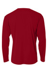 A4 N3165 Men's Cooling Performance Long Sleeve T-Shirt Back Thumbnail