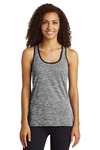 Sport-Tek LST396 Ladies PosiCharge ® Electric Heather Racerback Tank Front Thumbnail