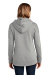 District DT1104 Women's Perfect Weight ® Fleece Drop Shoulder Full-Zip Hoodie Back Thumbnail