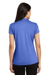 Port Authority L576 Ladies Trace Heather Polo Back Thumbnail