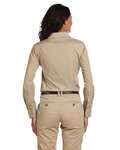Harriton M510W Women's Essential Poplin Back Thumbnail