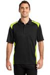 CornerStone CS416 Select Snag-Proof Two Way Colorblock Pocket Polo Front Thumbnail