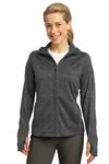 Sport-Tek L248 Ladies Tech Fleece Full-Zip Hooded Jacket Front Thumbnail