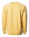 independent trading co. ss1000c icon unisex lightweight loopback terry crewneck sweatshirt Back Thumbnail