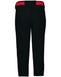 augusta sportswear ag1485 adult pull-up baseball pant with loops Back Thumbnail