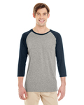 Jerzees 601RR Adult 4.5 oz. TRI-BLEND Baseball Raglan Side Thumbnail