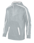 augusta sportswear 5555 youth stoked tonal heather hoodie Front Thumbnail
