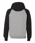 russell athletic 693hbm dri power® colorblock raglan hooded sweatshirt Back Thumbnail