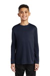 Port & Company PC380YLS Youth Long Sleeve Performance Tee Front Thumbnail