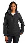 port authority l321 ladies colorblock 3-in-1 jacket Front Thumbnail