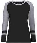 Augusta Sportswear AS2918 Girls Fanatic 2.0 Long Sleeve Tee Front Thumbnail