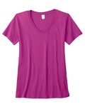 anvil 392a ladies' featherweight v-neck t-shirt Front Thumbnail