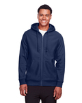 Team 365 TT95 Men's Zone HydroSport™ Heavyweight Full-Zip Hooded Sweatshirt Front Thumbnail