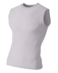 A4 N2306 Men's Compression Muscle Shirt Front Thumbnail