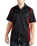 dickies ws508 men's two-tone short-sleeve work shirt Front Thumbnail