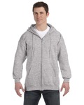 Hanes F280 Ultimate Cotton ® - Full-Zip Hooded Sweatshirt Front Thumbnail