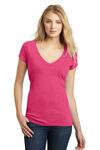district dt6502 juniors very important tee ® deep v-neck Front Thumbnail