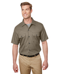dickies ws673 men's short sleeve slim fit flex twill work shirt Front Thumbnail