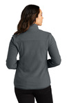 port authority l110 ladies connection fleece jacket Back Thumbnail