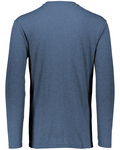 augusta sportswear 3075 adult 3.8 oz., tri-blend long sleeve t-shirt Back Thumbnail