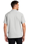 port authority w400 short sleeve performance staff shirt Back Thumbnail