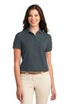 Port Authority L500 Ladies Silk Touch™ Polo Front Thumbnail