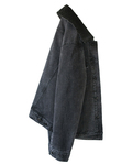 threadfast apparel 372j unisex sherpa-lined denim jacket Side Thumbnail