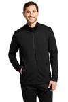 port authority f239 grid fleece jacket Front Thumbnail