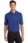 Port Authority K420P Heavyweight Cotton Pique Polo with Pocket Front Thumbnail