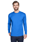 UltraClub 8422 Adult Cool & Dry Sport Long-Sleeve Performance Interlock T-Shirt Side Thumbnail