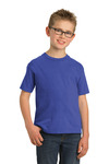 port & company pc099y youth beach wash ™ garment-dyed tee Front Thumbnail