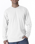 bayside ba2955 adult 6.1 oz., cotton long sleeve t-shirt Front Thumbnail