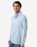 HUK H1200720 Men's Airweight KC Printed Quarter-Zip Pullover Side Thumbnail