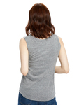 US Blanks US116 Ladies' Made in USA Muscle Tank Top Back Thumbnail