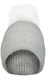 Pacific Headwear P604K Faux Fur Pom Beanie Front Thumbnail
