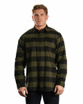 Burnside B8210 Men's Plaid Flannel Shirt Front Thumbnail