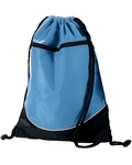 augusta sportswear 1920 tri-color drawstring backpack Front Thumbnail