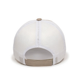 Outdoor Cap FWT-130 Garment Washed Trucker Cap Back Thumbnail