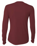 A4 NW3002 Ladies' Long Sleeve Cooling Performance Crew Shirt Back Thumbnail